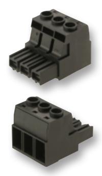 1924540000 TERMINAL BLOCK, PLUGGABLE, 2POS, 6AWG WEIDMULLER