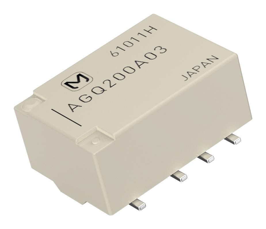 AGQ210A4HZ RELAY, SIGNAL, DPDT, 30VDC, 2A PANASONIC