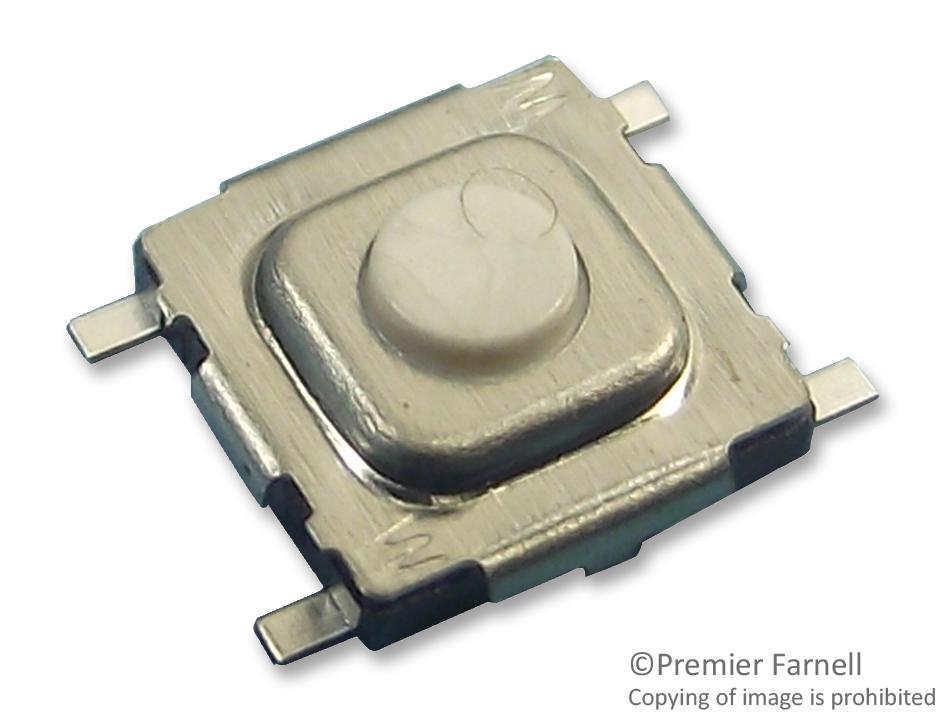 431151015826 SWITCH, 260GF, 5X5MM, BLK ACTUATOR, SMD WURTH ELEKTRONIK