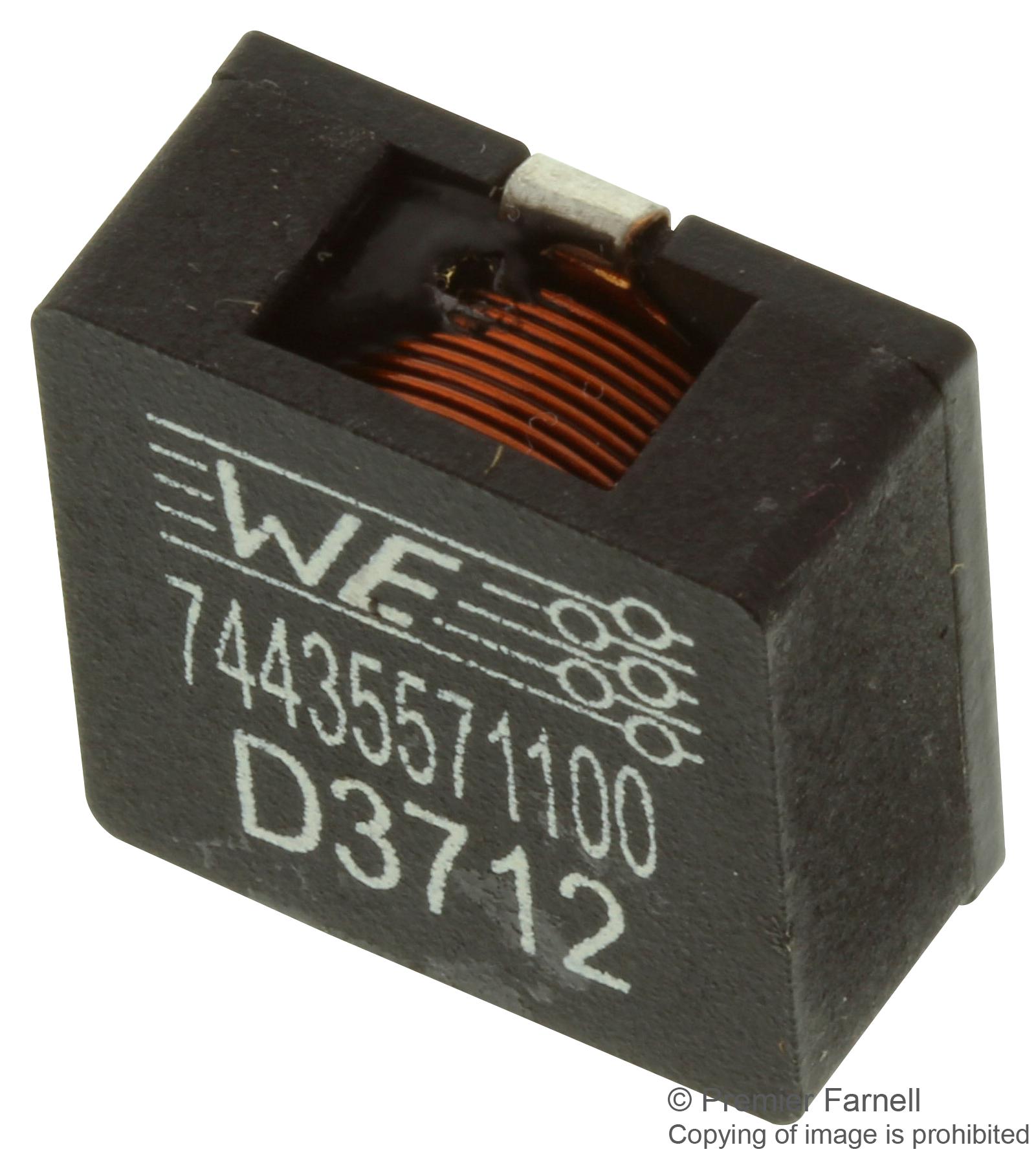 74435574700 INDUCTOR, 47UH 20% 6.8A, HCI 1890 WURTH ELEKTRONIK