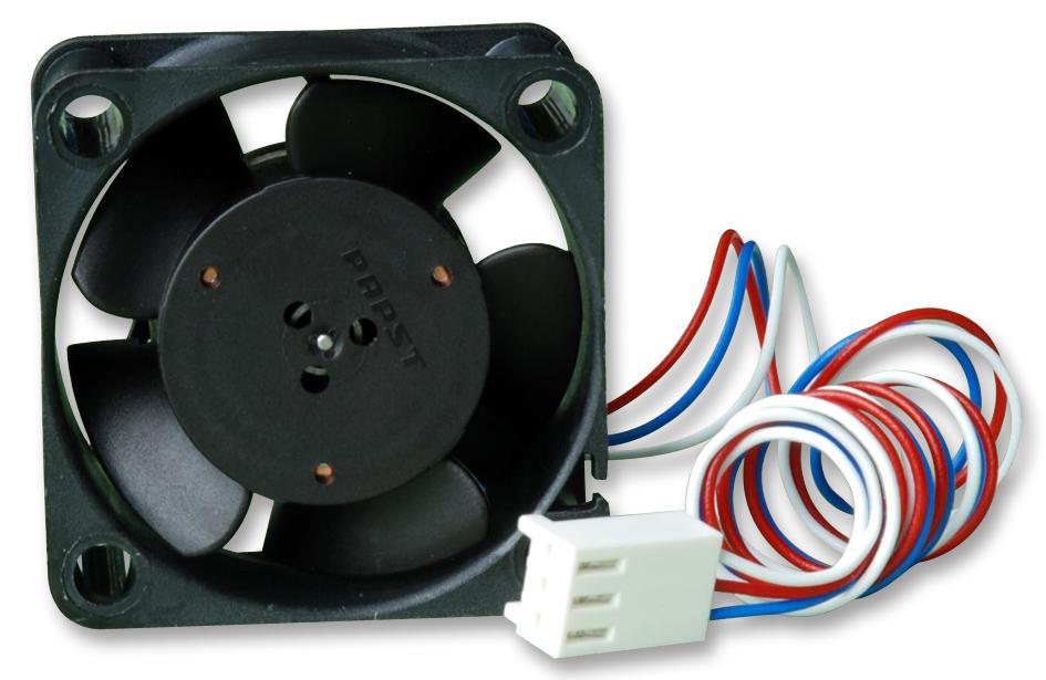 412/2-036 FAN,  40MM 12VDC, 10M3/H, 18DBA, W/CONN EBM-PAPST