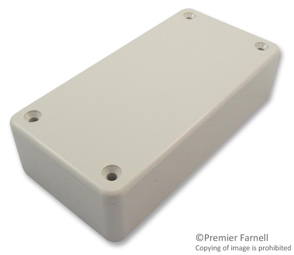 1591LSGY ENCLOSURE, ABS, GREY HAMMOND