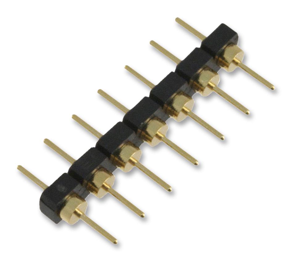 BBL-107-G-E HEADER, 2.54MM, LO PRO, WAY7 SAMTEC