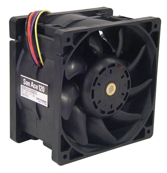 9CR1212P0G03 FAN, C/ROTATING, 120X120X76MM, 12V SANYO DENKI