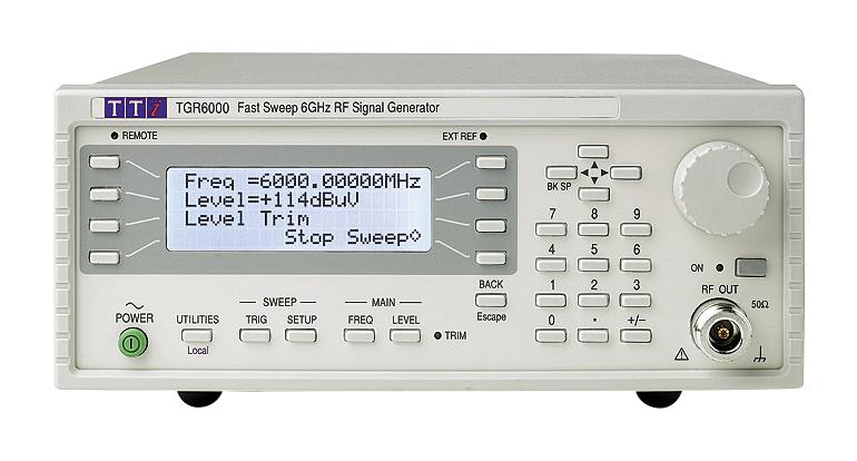 TGR6000 SIGNAL GENERATOR, 1CH, RF, 6GHZ, TCXO AIM-TTI INSTRUMENTS