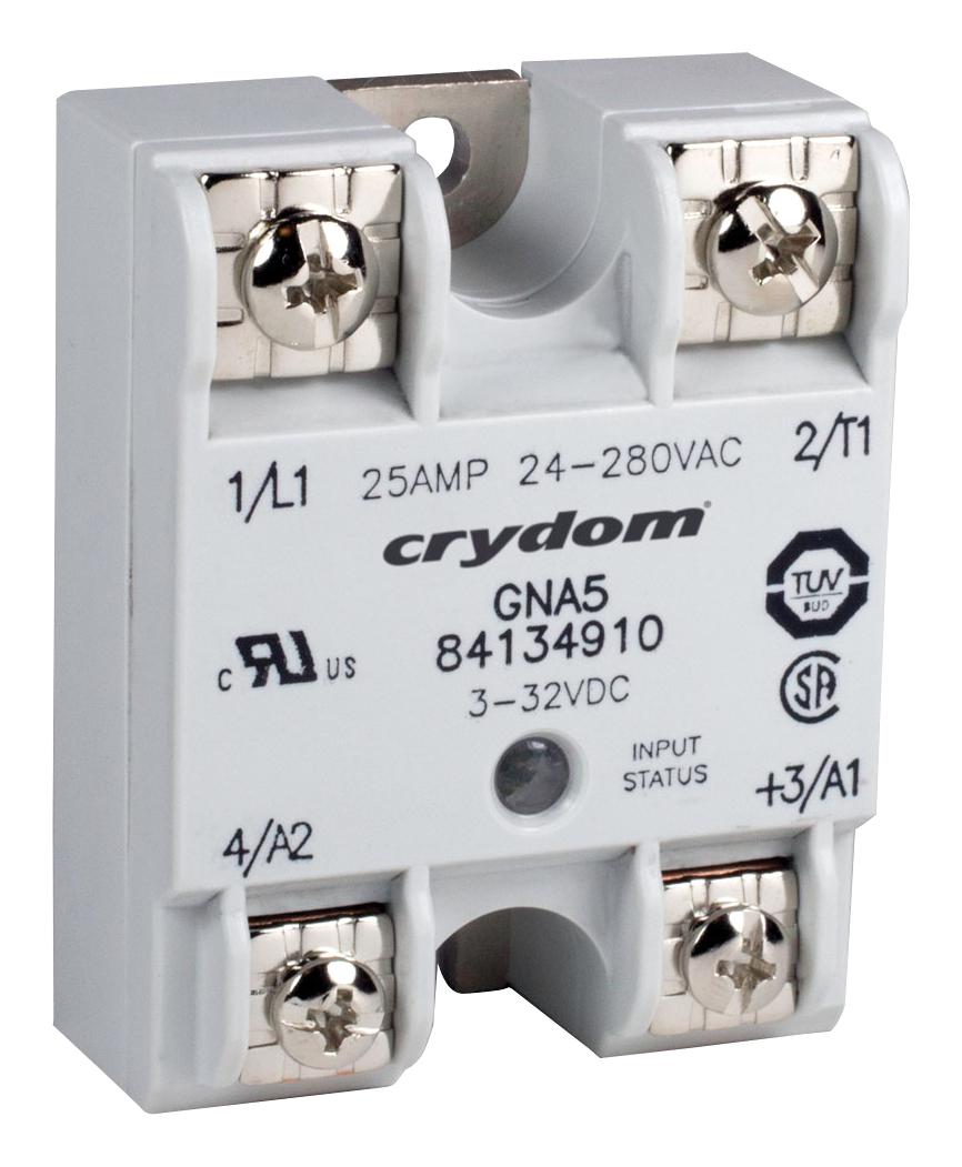 84134900 SSR, GNA5 10A/240VAC, DC IN, ZC SENSATA/CRYDOM