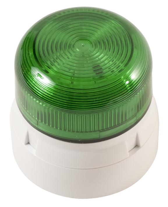 QBS-0058 BEACON 12V/24V, 3W, GREEN KLAXON
