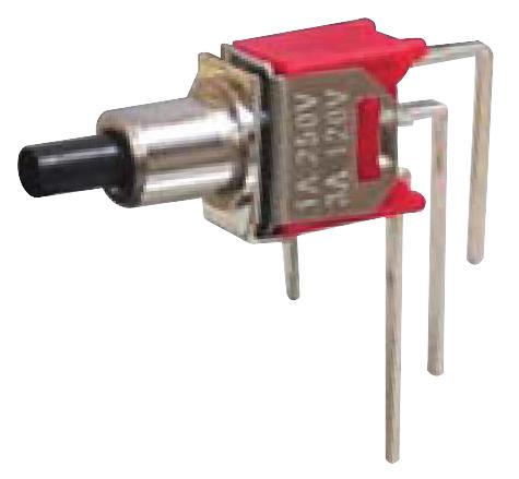 MC8MS9P1B06M7QES SWITCH, SPST, OFF-MOM, VERT R/A MULTICOMP PRO