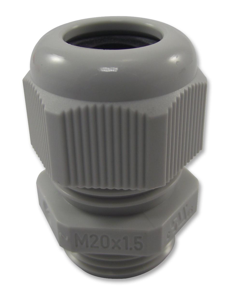 50.620 PA/R7035 GLAND, NYLON, M20, LT GREY HYLEC