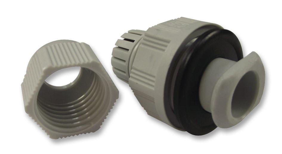 K341-1020-00 GLAND, NYLON, M20, LT GREY HYLEC