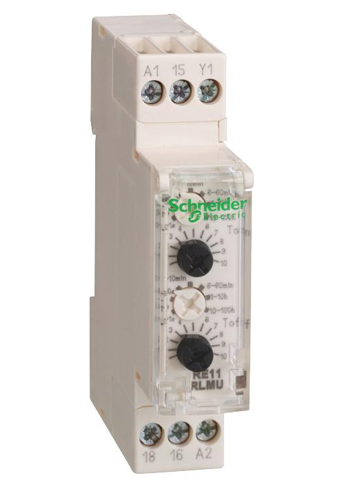 RE17RMEMU TIME DELAY RELAY, SPDT, 10H, 250VAC SCHNEIDER ELECTRIC