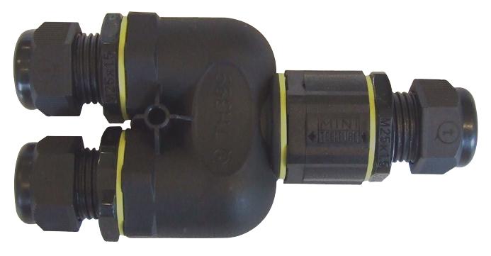 THB.399.E3A-KIT CONNECTOR, T-TUBE, 3 POLE HYLEC