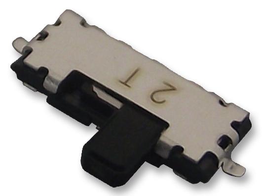 SSAJ120100 SWITCH, SLIDE, SPDT, HORIZONTAL ALPS ALPINE