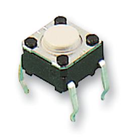 SKHHAQA010 SWITCH, TACTILE, 6X6MM, VERT, RED ALPS ALPINE