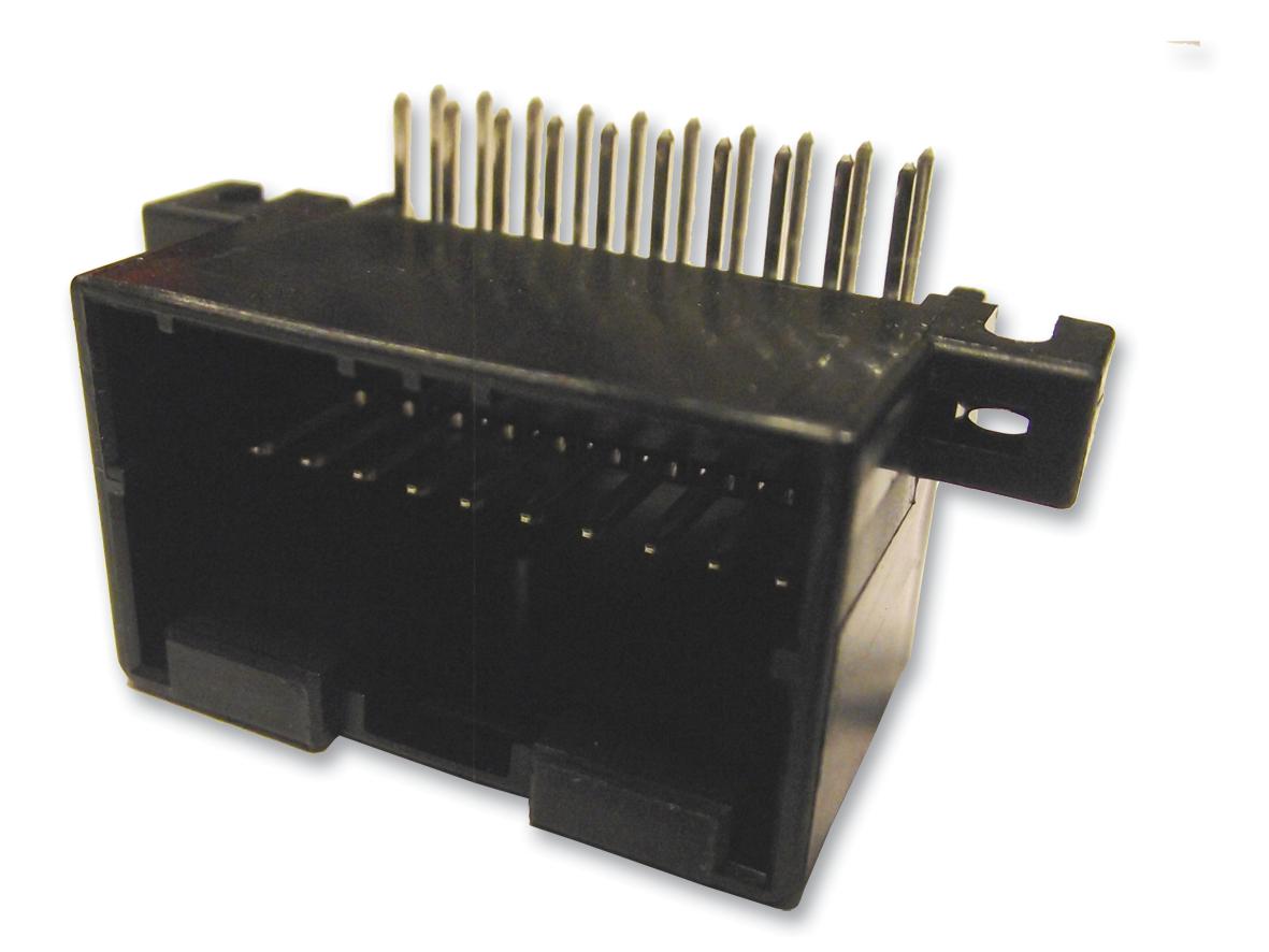 174055-2 SOCKET, 20 WAY, THT, RA AMP - TE CONNECTIVITY