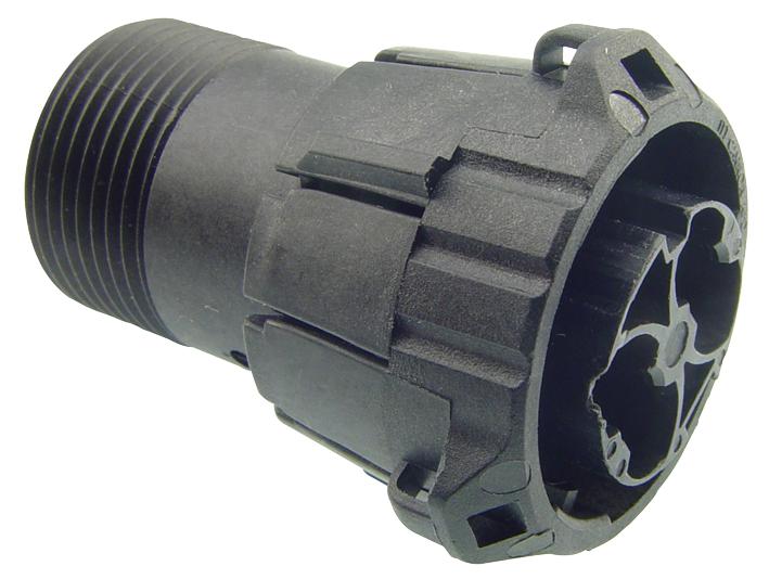 APD-1BS7 PLUG, APD, BLACK, 7 WAY ITT CANNON
