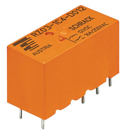 5-1415899-4 POWER RELAY, SPDT, 12VDC, 16A, THT SCHRACK - TE CONNECTIVITY