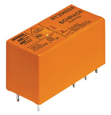RT314615 RELAY, SPDT, 250VAC, 16A SCHRACK - TE CONNECTIVITY