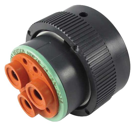 HDP26-24-7SN-C038 PLUG, HDP POWER, 7WAY, SKT DEUTSCH - TE CONNECTIVITY
