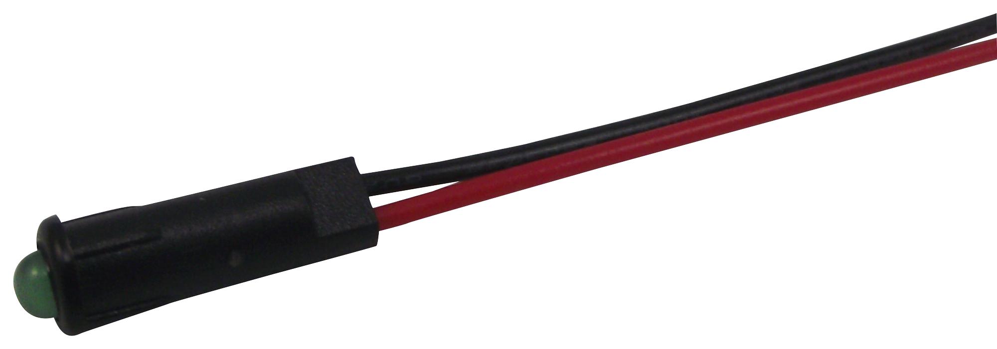 SSI-LXH312GD-150 INDICATOR, LED PANEL MOUNT, 3MM, GREEN LUMEX