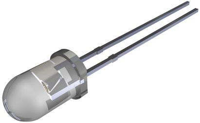 SSL-LX5093IC LED, RED, 5MM, 80MCD, 635NM LUMEX