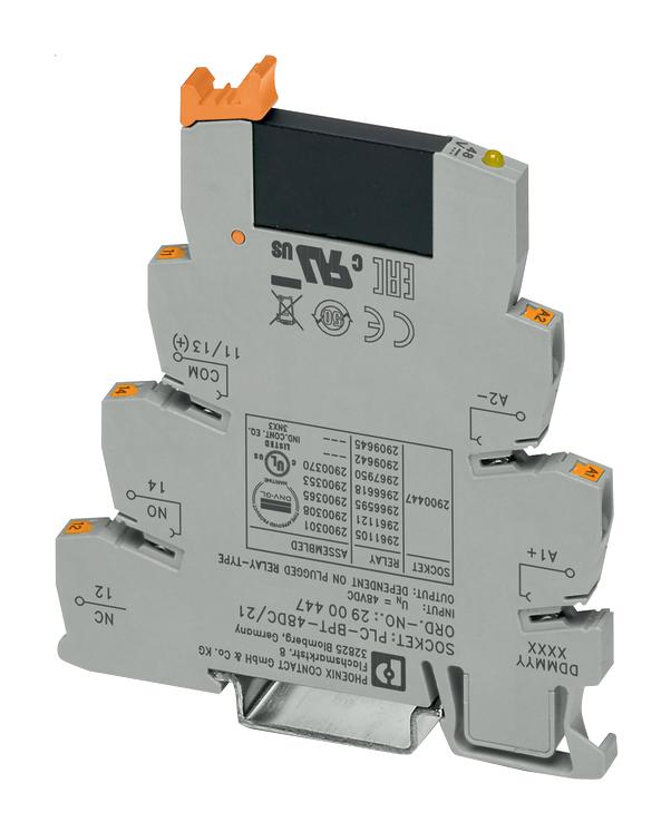 PLC-OPT- 48DC/ 48DC/100 PLC OPTOCOUPLER, D/RAIL, 48DC/48DC PHOENIX CONTACT