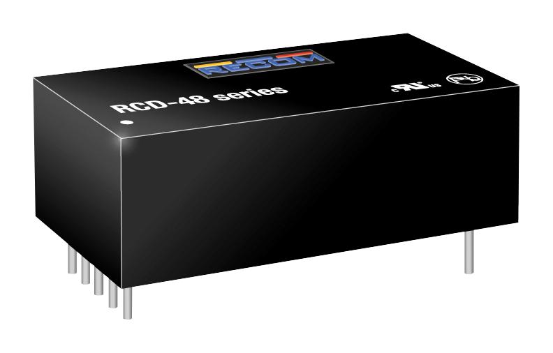 RCD-48-1.20/M LED DRIVER, DC-DC, CC, 1.2A, 56V RECOM POWER