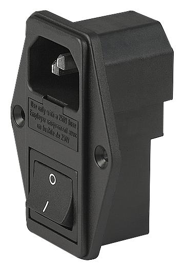 4304.6053 INLET, IEC, C14, 6762, 10A SCHURTER