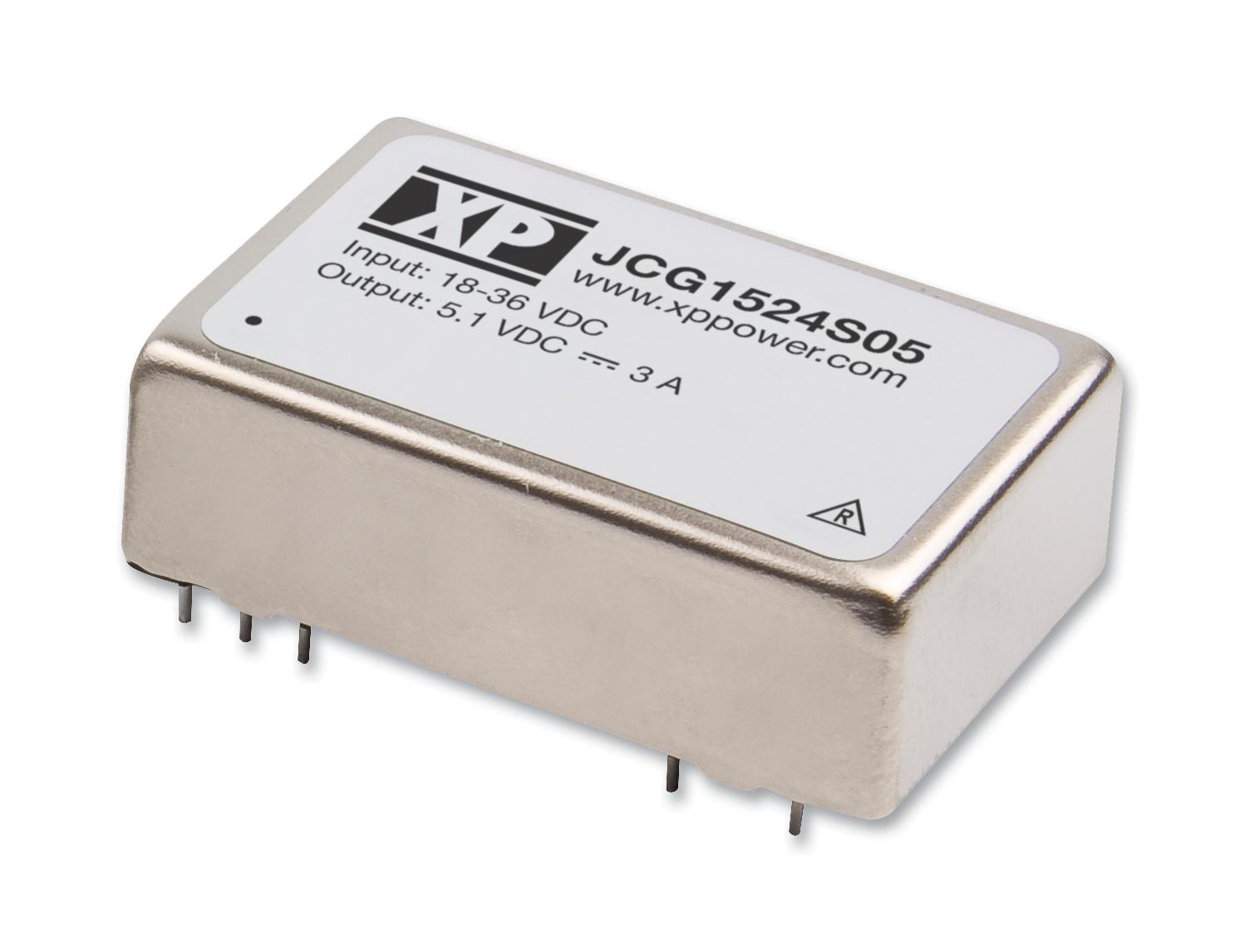 JCG1512D12 DC/DC CONVERTER, 15W, DUAL OUTPUT XP POWER