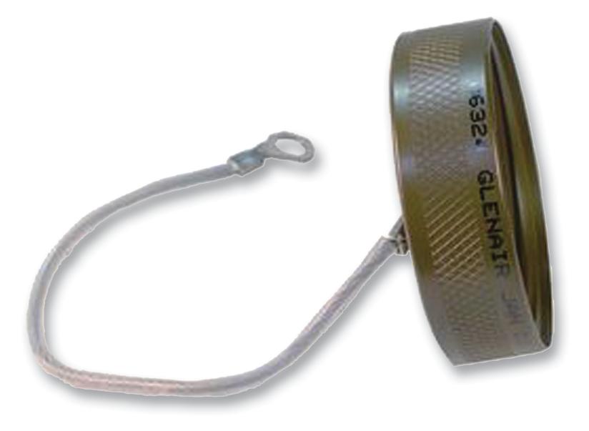 D38999/33W17R PROTECTIVE CAP, RECEPTACLE, ALUMINUM GLENAIR