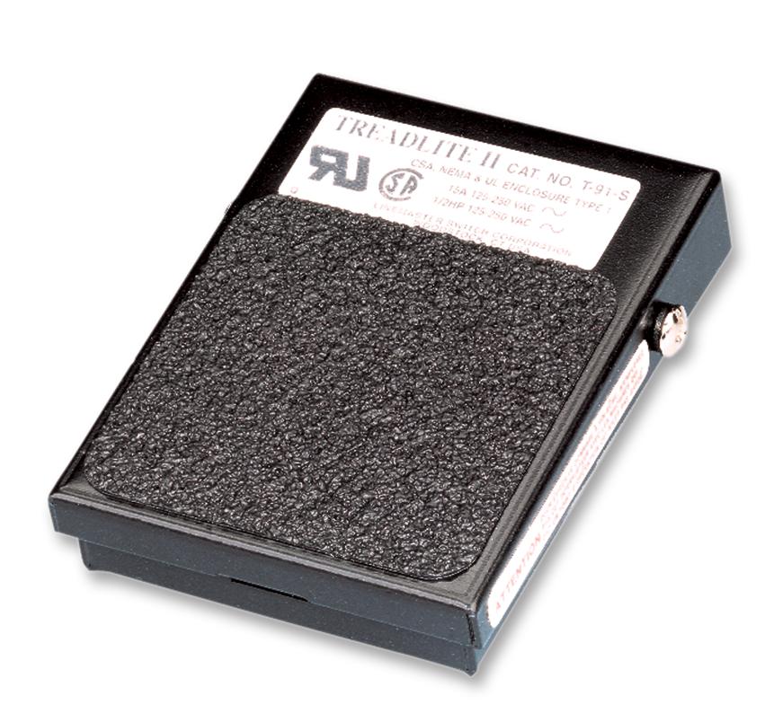 T-91-SC36 SWITCH, FOOT, SPDT, (ON), 10A, 250V LINEMASTER