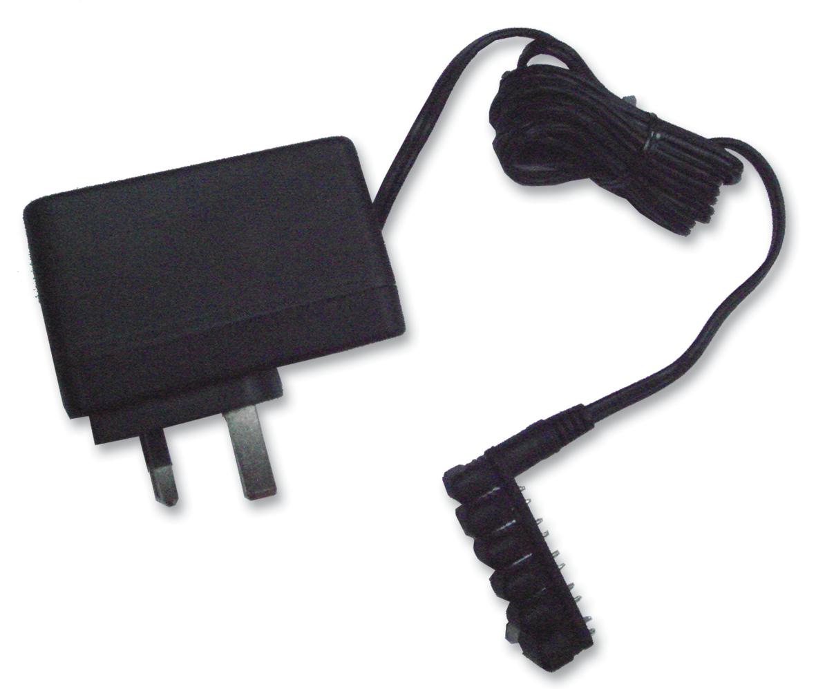 77DB-10-09M ADAPTOR, UK, 9V, 1.1A, MULTIPLG IDEAL POWER
