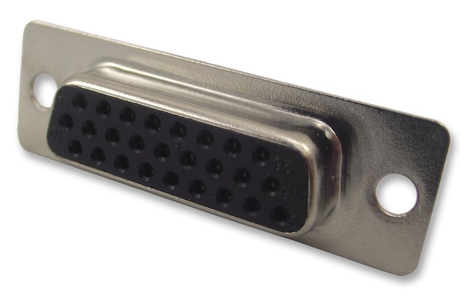 180-M26-203L001 HD D SUB, SOCKET, SOLDER CUP, 26WAY NORCOMP