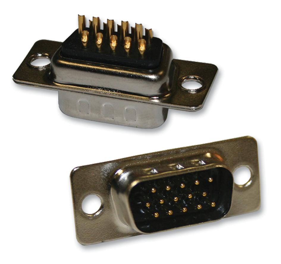780-M15-203L001 HD D SUB, SOCKET, IP67, SOLDER, 15WAY NORCOMP