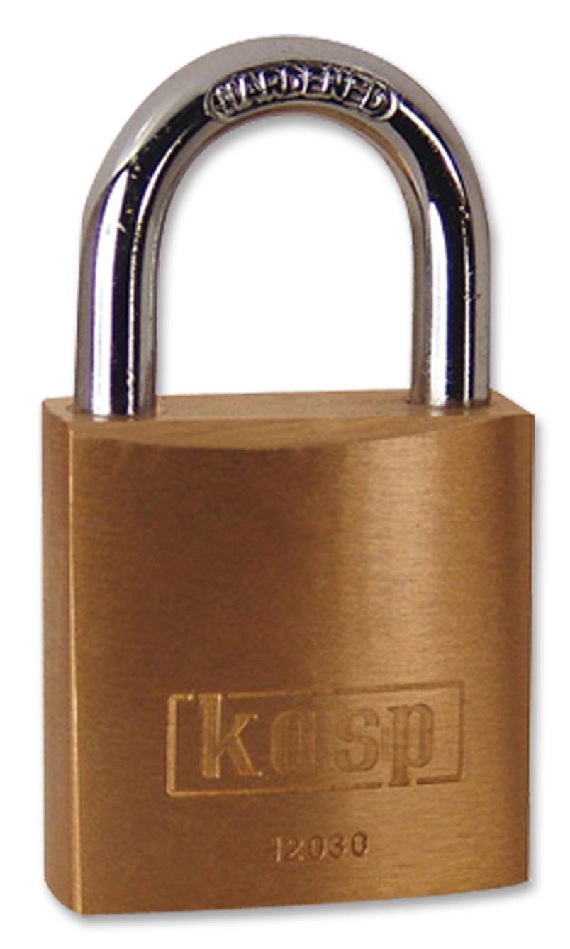K12030A1 PADLOCK, BRASS, 30MM, KA KASP SECURITY