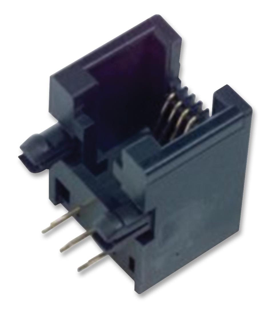 54601-908WPLF MODULAR, JACK, THT, R/A, RJ45, 8P8C AMPHENOL ICC