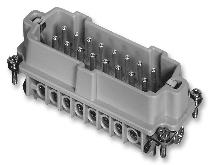 C146 10A016 102 1 INSERT, MALE, SCREW, 500V, 16+PE AMPHENOL SINE/TUCHEL