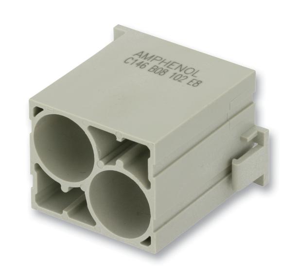 C146 B08 102 E8 MODULE, FEMALE, QUINTAX, 2X4 WAY AMPHENOL SINE/TUCHEL