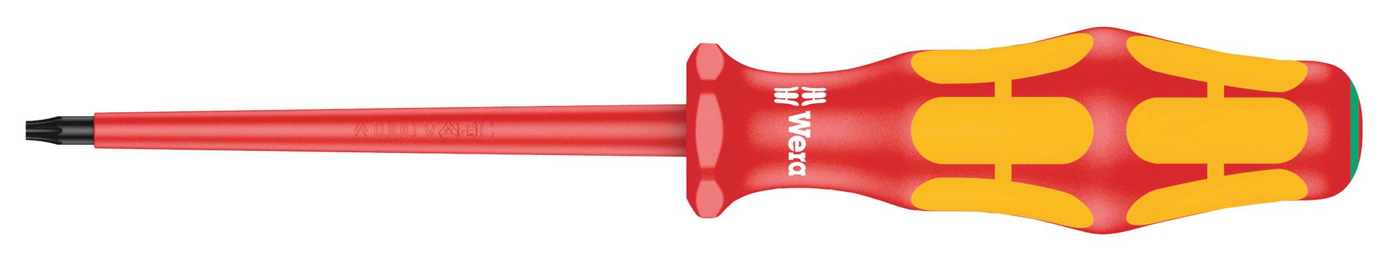 167I 3K TX 8 X 80 MM SCREWDRIVER, VDE, INSULATED, TX8 WERA