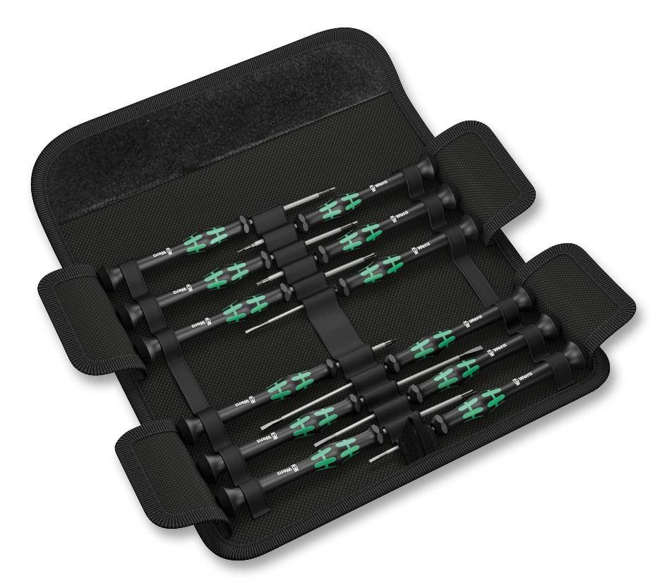 KRAFTFORM MICRO-SET/12 SB 1 SET, S/DRIVER, MICRO, POUCH WERA