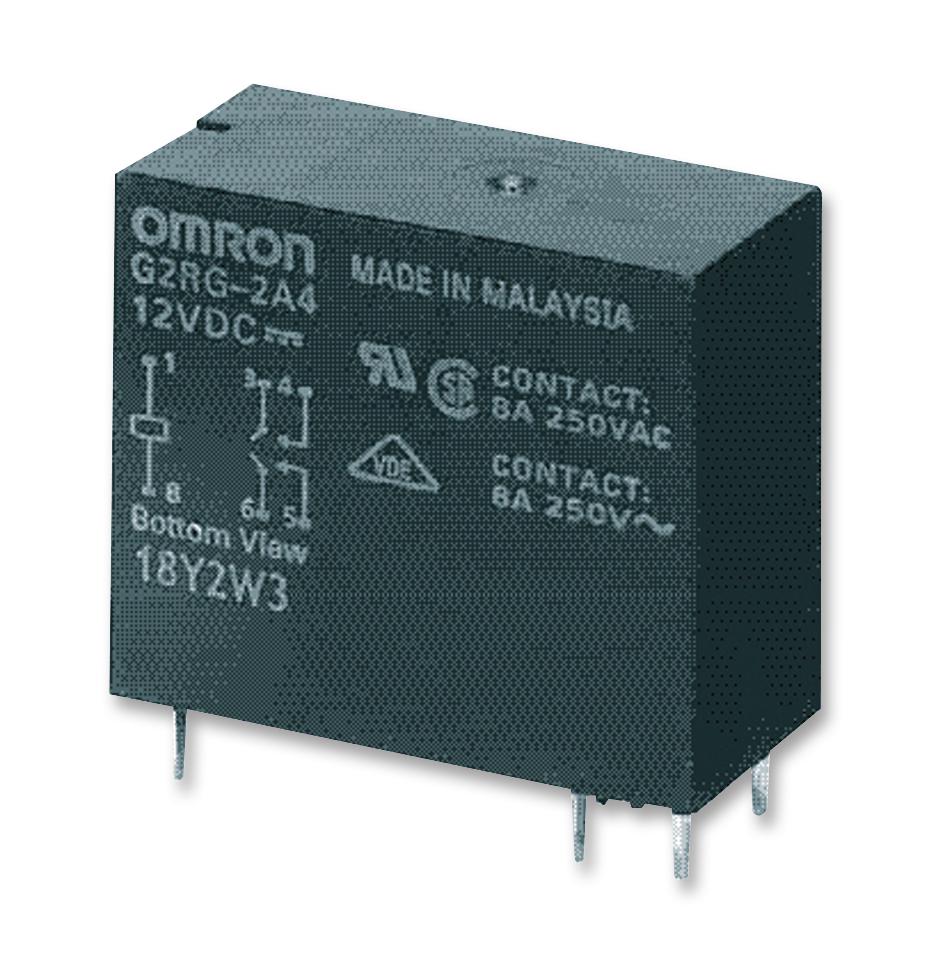 G2R-2A4 DC24 POWER RELAY, DPST-NO, 24VDC, 4A, THT OMRON