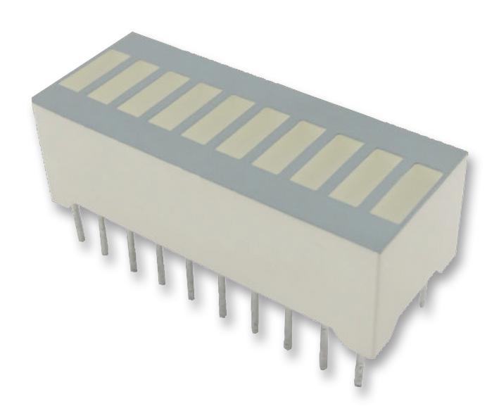 DC-10YWA BARGRAPH ARRAY, 10-SEGMENT, YELLOW KINGBRIGHT