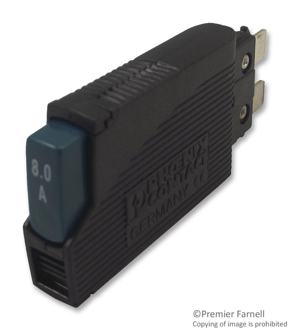 0712291 CIRCUIT BREAKER, 250VAC, 65VDC, 8A PHOENIX CONTACT