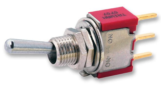 A101SYCQ04 SWITCH, TOGGLE, SPDT, 5A, 250V ALCOSWITCH - TE CONNECTIVITY