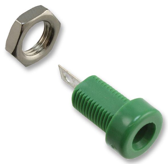 108-0904-001 BANANA JACK, 15A, SOLDER, GREEN JOHNSON - CINCH CONNECTIVITY