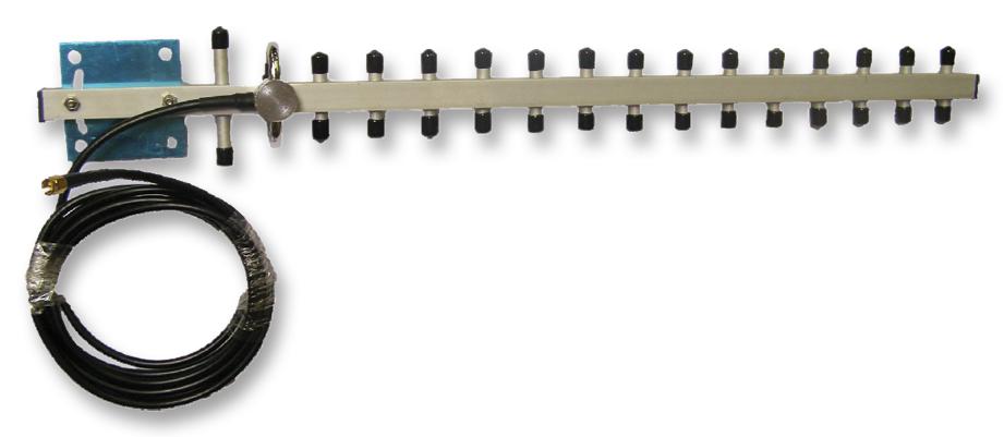 ANT-2YAG16 ANT, 2.4GHZ YAGI, 2M COAX / SMA, 16DBI RF SOLUTIONS