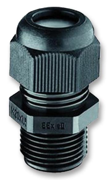 GHG9601955R0023 CABLE GLAND, PA6, 13MM, M20, BLACK HYLEC