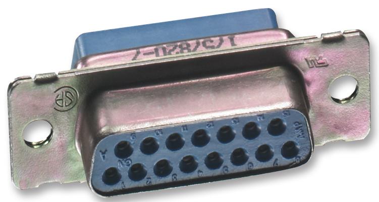 204504-1 CONNECTOR, RECEPTACLE, D SUB, 44WAY AMP - TE CONNECTIVITY