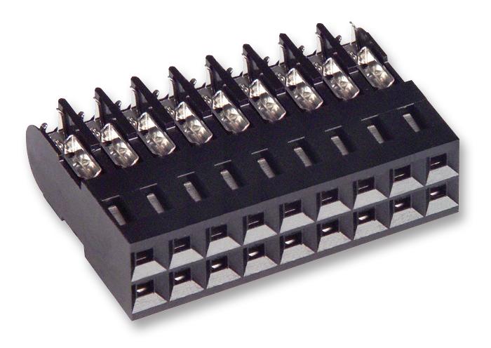 5-102398-7 CONNECTOR, HEADER, IDC, 2.54MM, 18WAY AMP - TE CONNECTIVITY