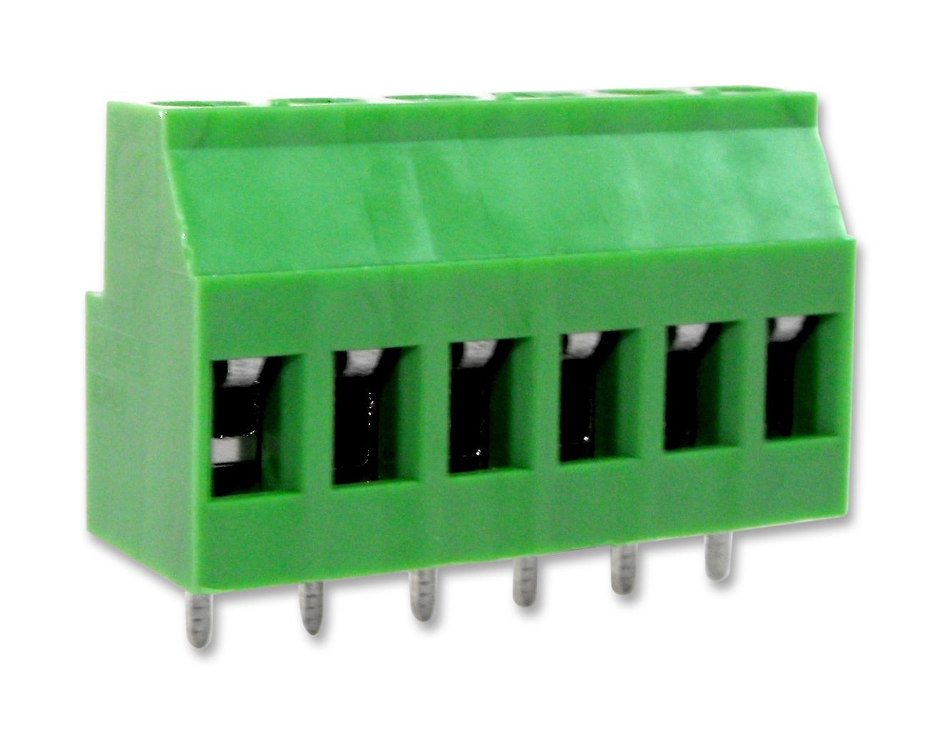 CTB0708/6 TERMINAL BLOCK, WIRE TO BRD, 6POS, 12AWG CAMDENBOSS